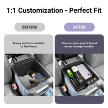 Car Center Console Storage Box Organizer Tray For 2015-2023 Toyota Prado