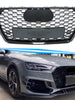RS4 Style Honeycomb Front Bumper Grille For Audi A4 S4 B9 2017–2019