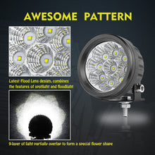 Pair 3.5" Round LED Driving Off Road Spot Lights Work Fog Headlight Pods Truck 4WD