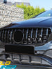 Gloss Black GTR Front Grille w/o Camera For 2017-2019 Mercedes CLA W117 C117 fg143