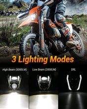 LED Headlight DRL Lamp For KTM SXF XCW EXC-F FE FC 250 350 450 500 SMC-R 690