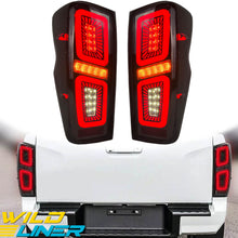 Smoked LED Tail Lights Rear Lamp Pair For Isuzu D-Max DMax RG 2020-2024