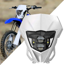 Dirt Bike White LED Headlight Hi/Lo Beam For Yamaha WR250F 450F YZ450F XT Enduro