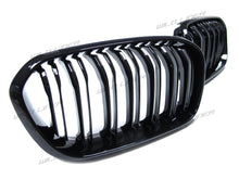 Gloss Black Front Kidney Grill For 2016-2020 BMW 1-Series F20 LCI fg25