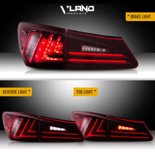 LED Tail lights For 2006-2013 Lexus ISF/ IS250 IS350 Red Lens Assembly