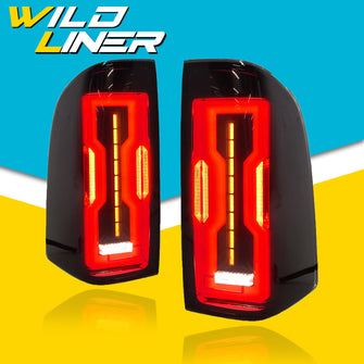 Pair Smoke Black Rear Tail Lights Lamp For Ford Ranger T5 PJ PK XL XLT 2007-2011