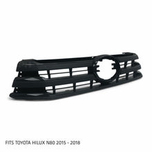 Black Front Bumper Grille for Toyota Hilux N80 2015 - 2018 Workmate SR SR5
