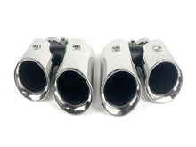 Black/Chrome Exhaust Tips for 2014-2018 Porsche Macan Base 2.0L et87