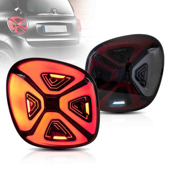 Pair Smoked LED Tail Lights For Mercedez Smart 453 Fortwo Forfour 2015-2020