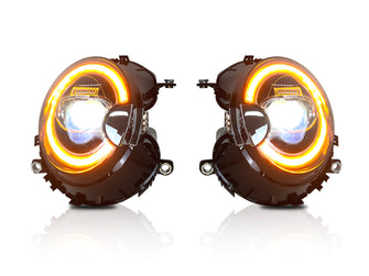Sequential LED Headlights For 2007-2013 Mini Cooper R56 R57 R58 R59