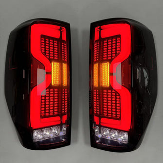 Smoke LED Tail Rear Lamp Lights For Ford Ranger T6 T7 T8 PX Wildtrak 2012-2021