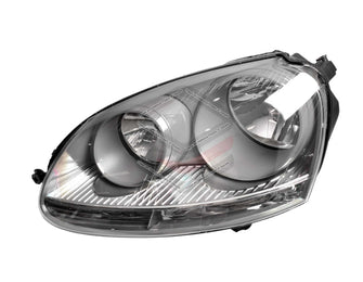 LH Left Hand Head Light Lamp (Dark Grey) For Volkswagen VW Golf MK5 2004-2008