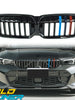 For 2023 2024+ BMW G20 M340I Gloss Black Front Bumper Kidney Grille M-Color Grill