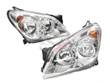 Pair LH+RH Non Xenon Head Light Lamp Chrome For Holden Astra AH  S2 2006-2010