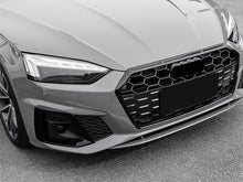 Black Fog Light Cover Grill Kits for 2020-2023 Audi A5 S-line S5 Sport fg253