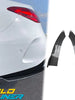 Rear Bumper Splitters Side Canards Kits for Mercedes C-Class W206 C200 C260 C300 AMG 2022+