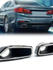 MP Style Carbon Fiber Exhaust Tips Pipes for BMW G30 5 Series 2017-2023