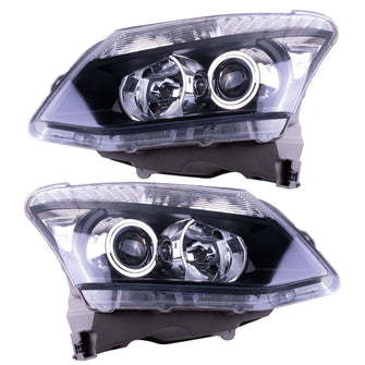 Pair Headlights Projector Head Light Lamp For Isuzu D-Max Dmax 2012-2016