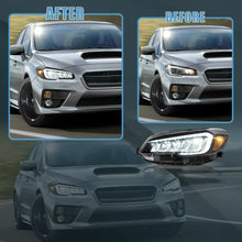 LED Headlights Reflector For 2015-2021 Subaru WRX / WRX STI Sequential Indicator L+R