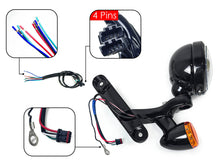 4.5'' Auxiliary LED Spot Fog Light Passing Lamp Fit Black Housing For Harley Street Glide 1994-2023