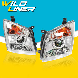 Pair Headlights Lamps Projector for Holden Rodeo Ute RA 2006-2008 Isuzu D-Max 2006-2012