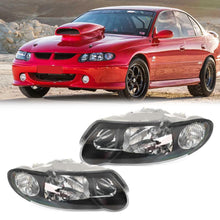 Halogen Black Headlights For Holden Commodore VX VU SS 2000-2002