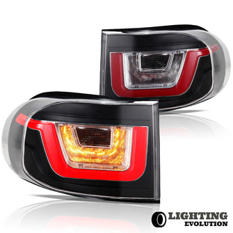 Clear Lens LED Tail Lights For 2007-2015 Toyota FJ Cruiser Rear Brake Lamp Pair