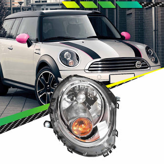 RH RHS Right Head Light Front Lamp Halogen Amber for Mini Clubman R55 2008-2014