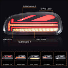 Smoked LED Tail Lights For Mini Cooper Clubman F54 F54N 2015-2024 w/Sequential Turn