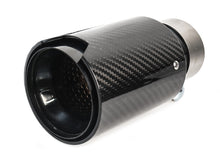 1 Piece Carbon fiber Exhaust Tips 65mm Inlet Muffler Pipes for BMW with M-Sport Package