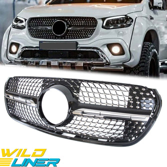 Dimond Front Grille Upper Grill For Mercedes Benz X-Class Pickup 470 Ute fg198