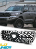 Grill Chrome & Black Web Style Fits Toyota Landcruiser 200 Series 2007 - 2015
