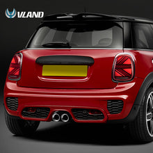 Left+Right Tail Lights LED Fit 2014-2019 Mini Cooper F55 56 w/Sequential Red-Chrome