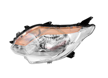 Pair LH+RH Head Light Headlights w/ Silver Lower Bezel For Mitsubishi Triton MQ GLX 2015-2018