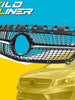 Black Diamond Front Grill for Mercedes W176 2016 2017 2019 LCI w/o Camera