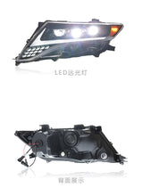 LED Headlight Assembly for Toyota Venza 2009-2016 Projector DRL Black Set