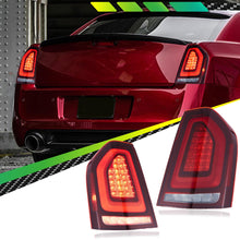 Red LED Tail Lights Assembly for Chrysler 300 2011-2014 Rear Lamps