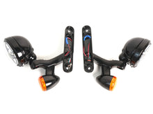 4.5'' Auxiliary LED Spot Fog Light Fit (Black Housing + Chrome Lamp) For Harley Street Glide 1994-2023