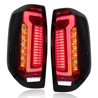 Sequential Smoked LED Rear Tail Light Brake Lamp For Nissan Navara D40 2005-2016