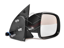 RH Right Hand  Driver Side Electric Door Mirror Texture Black Top / Chrome Bot For VW Amarok 2010-2013