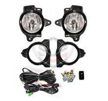 Full Set Fog Light Spot Driving Lamp KIT For Toyota Hilux 2011-2015 Black