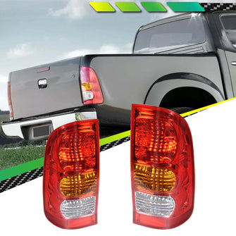 Pair LH+RH Tail Light Rear Lamp for Toyota Hilux 2005-2012 2WD 4WD Ute