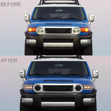 LED Dual Beam Headlights For Toyota FJ Cruiser 2007-2023 with Dynamic Animation Lighting