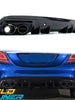 AMG Style Rear Diffuser + Exhaust Tips For Mercedes W205 S205 C180 C200 C43 AMG Sedan 2015-2021