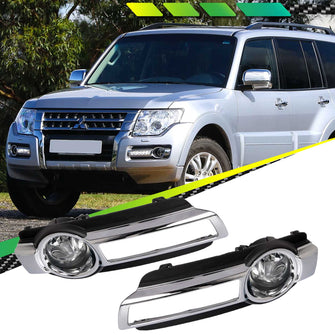 Full Set Fog Light Spot Driving Lamp KIT For Mitsubishi Pajero NX 2014~2021