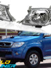 AU Pair RH+LH Left+Right Head Light Lamp For Toyota Hilux Ute 2008-2011 2WD 4WD