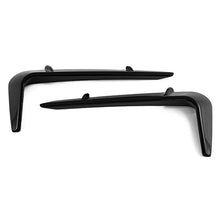 Gloss Black Front Fog Light Eyebrow Trim Cover for Land Rover Defender 110 2020-2024