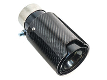 1 Piece Carbon fiber Exhaust Tips 65mm Inlet Muffler Pipes for BMW with M-Sport Package