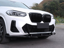 3PCS Gloss Black Front Bumper Lip Lower Spoiler for BMW X3 G01 M Sport 2022-2023