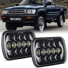 2PC 7x6'' 5x7'' inch LED Headlights Hi/Lo/DRL for 1983-2004 Toyota Hilux Pickup
